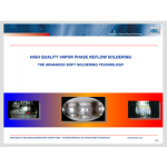IBL Vapor Phase Reflow Soldering catalog