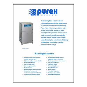 purex fume extraction